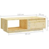  Stolić za kavu 110 x 50 x 33 5 cm od masivne jelovine | shoptok.hr