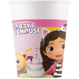 Gabby's Dollhouse Gabi kućica za bebe set od 8 papirnatih čaša 200ml | shoptok.hr