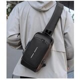 Dewberry 76297 Shoulder Bag with USB Charging Port and Lock-BLACK | ePonuda.com