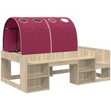  s tunelom 3 kom. Hrast sonoma i crvena Konstruirano drvo | shoptok.hr