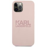  Maska za iPhone 12 Pro Max (67) pink Karl Lagerfeld Logo | ePonuda.com