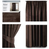 Restilo Rjava žametna zavesa AmeliaHome Velvety, 245 x 140 cm | Shoptok.si