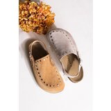 Marjin Women's Genuine Leather Eva Sole Closed Front Staples Daily Sandals Bolve tan. | Shoptok.si