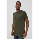 Solid T-shirt !moški, zelena barva