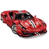 Lean_Toys Gradbene kocke Športni avto rdeči CADA 3187 Elemntov | Shoptok.si