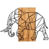 WALLXPERT Zidna dekoracija Ulu Fil, 82 x 58 cm, Crna | Eponuda.ba