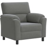  Set sofe 3 pcs Tamnosiva Baršun - Tamnosiva 1-sjedalo + 2-sjedalo (140 cm) + 3-sjedalo | shoptok.hr