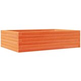  Vrtno cvetlično korito voščeno rjavo 90x60x23cm trdna borovina | Shoptok.si