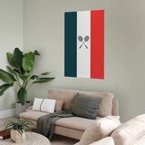  Plakat - French Flags and Black Badminton Rackets 40x60 Bez okvira | shoptok.hr