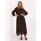 RUE PARIS Dress-MI-SK-27580.02-dark brown | shoptok.hr