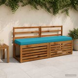  Jastučići za klupe SOEST 2 kom. 100% poliester Tirkizna | Shoptok.si