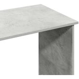 vidaXL Pisalna miza betonsko siva 102x50x75 cm inženirski les | Shoptok.si