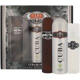 Cuba Black darilni set toaletna voda 100 ml + vodica po britju 100 ml + deodorant 200 ml za moške Cene