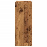  Regal za knjige boja starog drva 60x30x77 cm konstruirano drvo | shoptok.hr