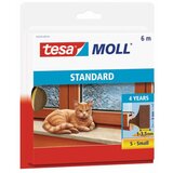 Tesa Tesnilni trak Tesa MOLL Standard I-profil (rjav, 6 m x 9 mm x 4 mm, primeren za: reže od 1 do 3,5 mm) | Shoptok.si