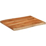 Stolna ploča 90x60x3 8 cm pravokutna bagremovo drvo živi rub | shoptok.hr
