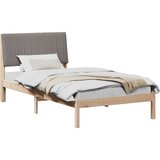  Krevetna konstrukcija Smeđa 100 x 200 cm Čvrsto borovo drvo | shoptok.hr