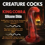 Creature Cocks King Cobra Silicone Dildo Red | Shoptok.si