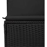  Sjedeća garnitura za vrt 7 kom. Crna poliratan | shoptok.hr