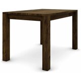  Hrastov stol 120 x 80 cm, braon brušen sa zlatnim efektom | shoptok.hr