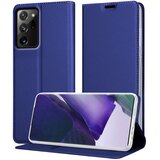 Cadorabo Ohišje, združljiv s Samsungom v elegantno temno modri - zaščitni pokrov z magnetnim zapiranjem, stoječo funkcijo in režo za kartico, (20694563) | Shoptok.si