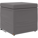  Stolica Siva 41 x 41 x 40 cm Umjetna Koža i Fino Radeći Drvo | shoptok.hr