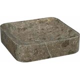  Umivaonik sivi 40 x 40 x 10 cm mramorni | shoptok.hr