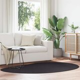  Tepih Crni 140x200 cm Poliester Protuklizni Cijene