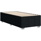 vidaXL Posteljni okvir črn 90x190 cm blago | Shoptok.si