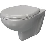 LECICO stenska wc školjka X2 (z wc desko, brez roba, keramika, bela) Cene