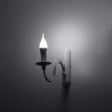  Sollux SL.0216 - Zidno svetlo MINERWA 1xE14/40W/230V belo | Eponuda.com