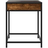 vidaXL Stolić s beskonačnim LED svjetlima boja hrasta 40 x 40 x 51 cm | shoptok.hr