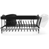 Umbra Crni željezan prilagodljiv ocjeđivač za posuđe 37x29 cm Sinkin – | shoptok.hr
