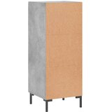  Komoda siva boja betona 34,5x34x90 cm od konstruiranog drva | shoptok.hr