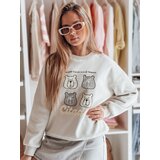 DStreet Bluza damska oversize z misiami MISOBEARS szara Cene