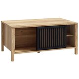 Premium Living Klubska Miza Jytana, Barva Hrasta, Črna | Shoptok.si