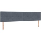  LED krevet za pohranu s madracem Tamnosiva 200 x 200 cm Baršun | shoptok.hr