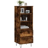  Visoka komoda boja hrasta 40x36x110 cm od konstruiranog drva Slike