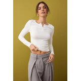 TRENDYOLMILLA ženska bluza Twoaw26Bz00140, Krem | Eponuda.com