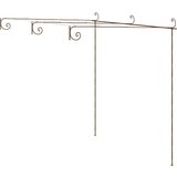 Furnova Vrtna pergola antično rjava 3x3x2,5 m železo, (21918906) | Shoptok.si