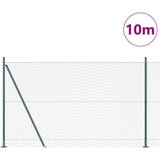  Zavareno žičano ogradno mreža s betonskom podlogom 10 x 1,4 m | shoptok.hr
