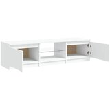 TV ormarić s LED svjetlima bijeli 140 x 40 x 36 cm | shoptok.hr