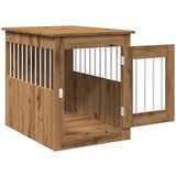 vidaXL Namještaj za sanduk za pse Artisan hrast 55x75x65 cm | shoptok.hr