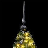  Umjetno božićno drvce 150 LED s kuglicama i snijegom 150 cm | shoptok.hr