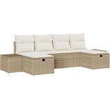  Sjedeća garnitura za vrt 6 kom. poliratan 294 x 117 x 85 cm | shoptok.hr
