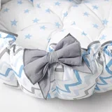 soft baby podloga za igru white - blue