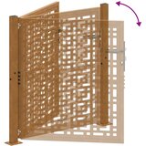  Vrtna vrata 100x100 cm Otporna na vremenske uvjete Čelična Križni Dizajn | shoptok.hr