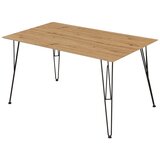 Modern Living jedilna miza tacona, barva hrasta artisan, 140x80 | Shoptok.si