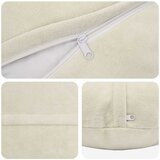  Presvlaka za jastuk 6 pcs HEERLEN Krem Ø 30 cm Mikrofibra Flis | shoptok.hr