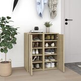vidaXL Omarica za čevlje 2 kosa sonoma hrast 32x35x70 cm iverna plošča Cene